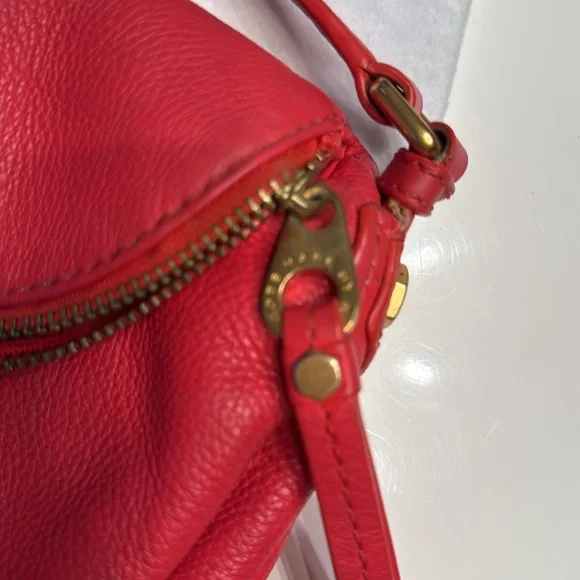 Marc by Marc Jacobs Natasha Q salmon/Red Crossbody Bag with Adjustable Strap - Picture 5 of 8